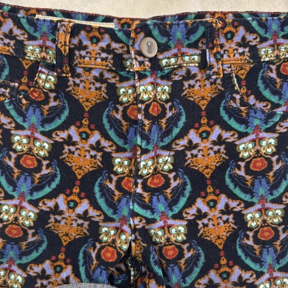 Anthropologie Pilcro & The Letterpress Patterned Corduroy Pants - Picture 6 of 8